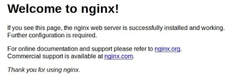 nginx-welcome-page